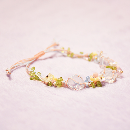 水晶花环手绳